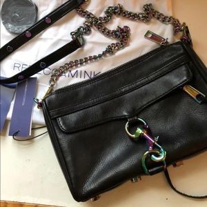 Rebecca minkoff mini m.a.c crossbody bag.